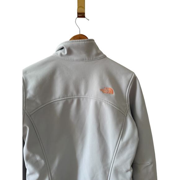The North Face Apex Soft Shell Jacket Gray Peach M - Picture 4 of 8